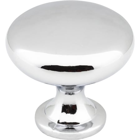 Elements 1-3/16" Diameter Polished Chrome Madison Cabinet Mushroom Knob 3910-PC
